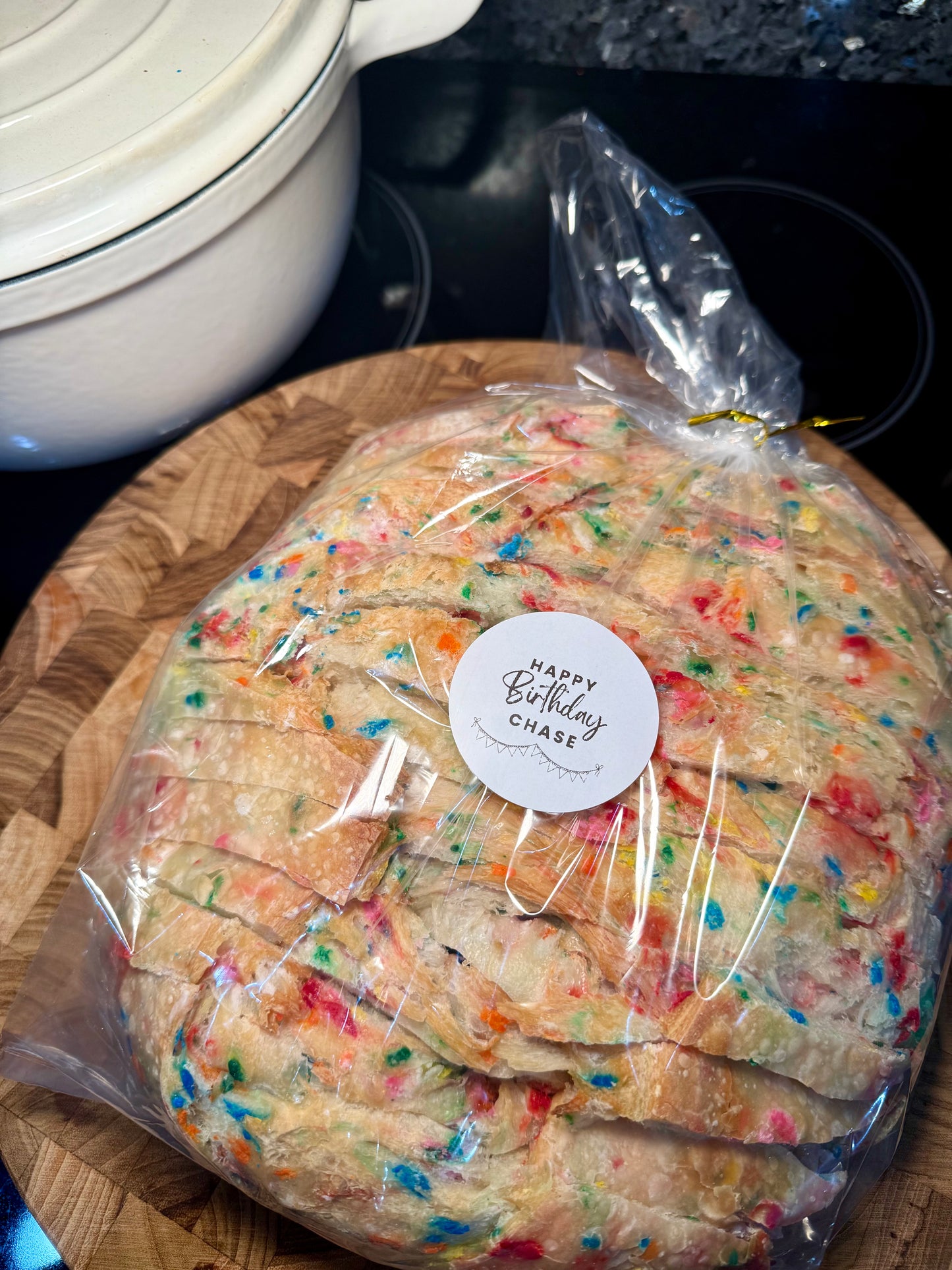 Birthday Sourdough Loaf