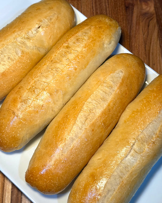 Sourdough Hoagie Rolls