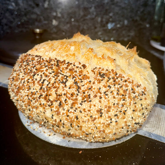 Everything Bagel Seeded Sourdough Loaf