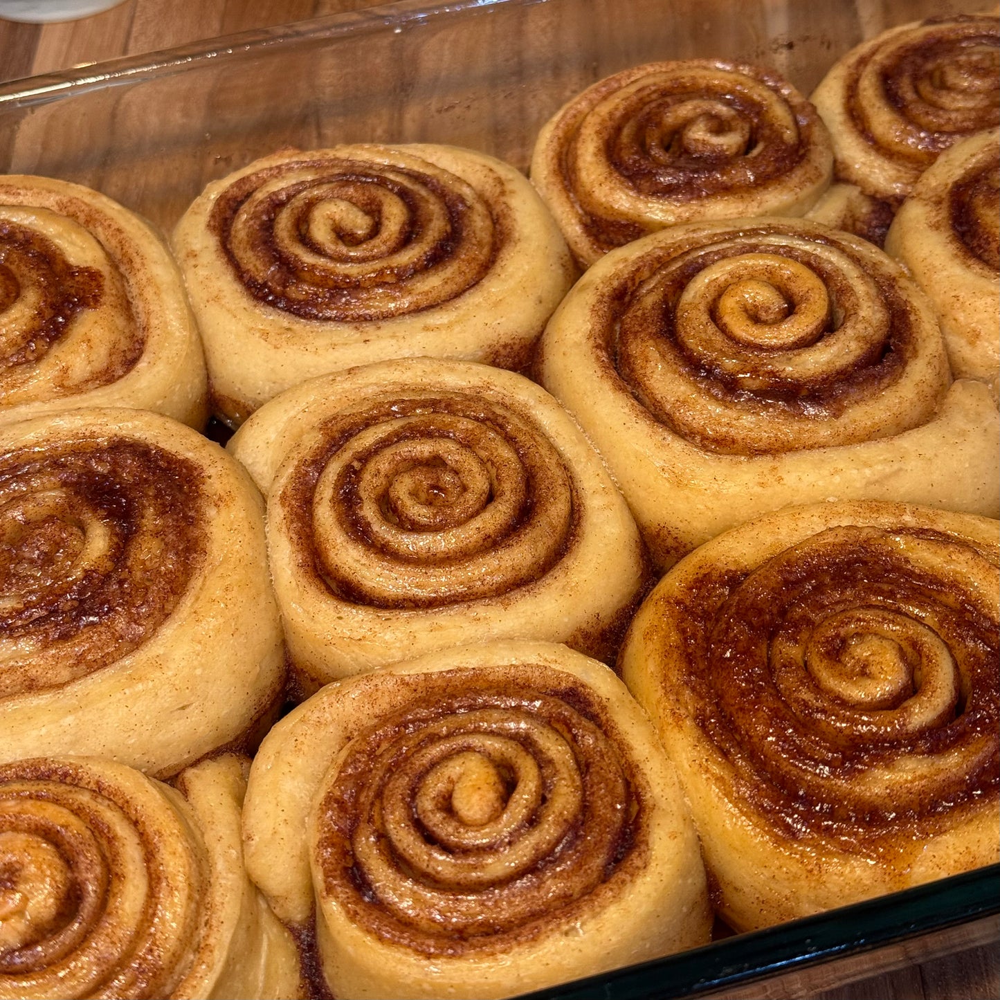 Sourdough Cinnamon Rolls with Icing