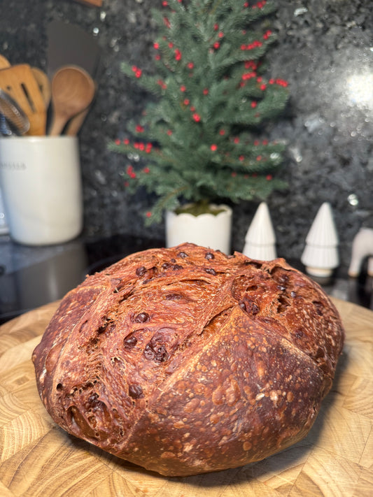 Double Chocolate Chip Sourdough Bread