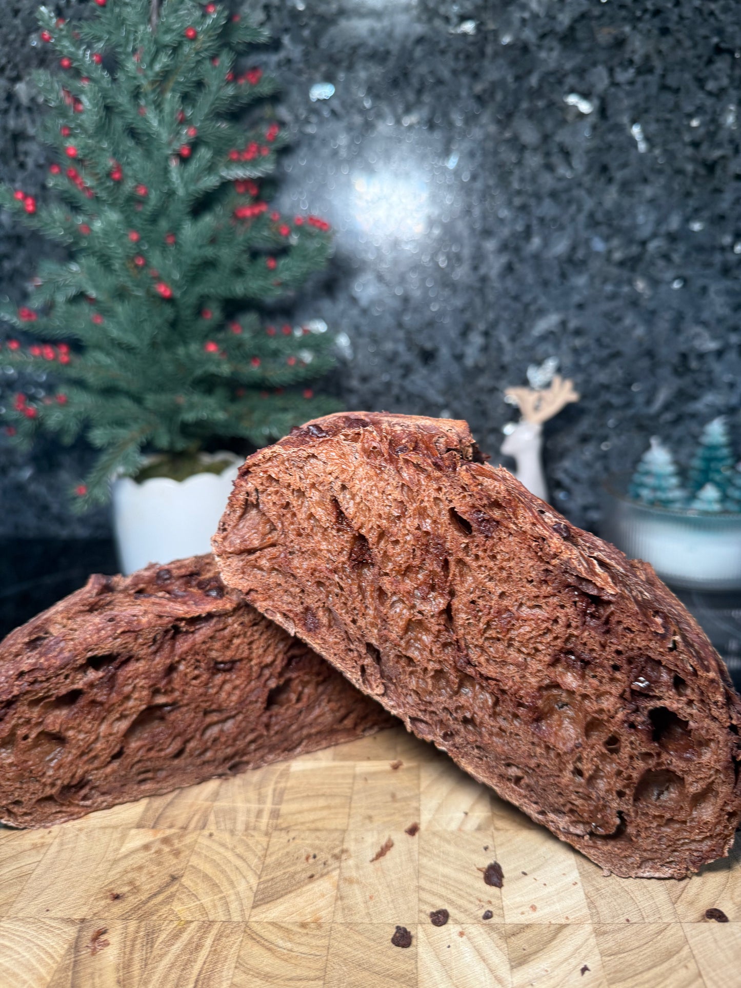 Double Chocolate Chip Sourdough Bread